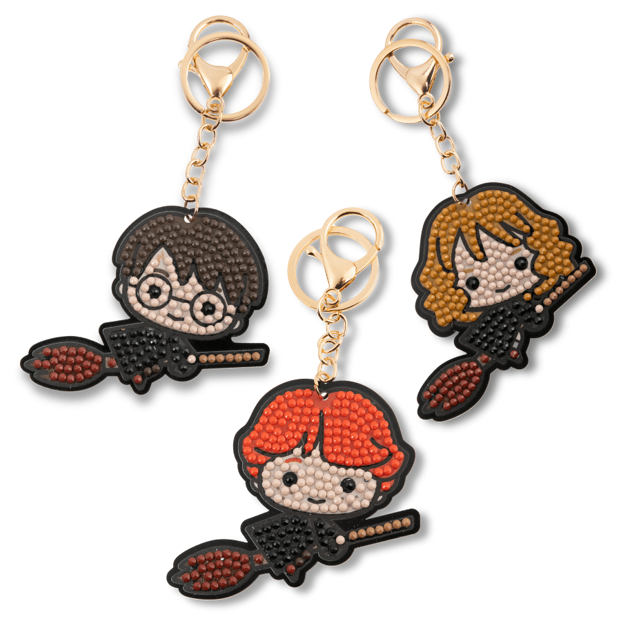Flying Friends Harry Potter Crystal Art Keyring Kit