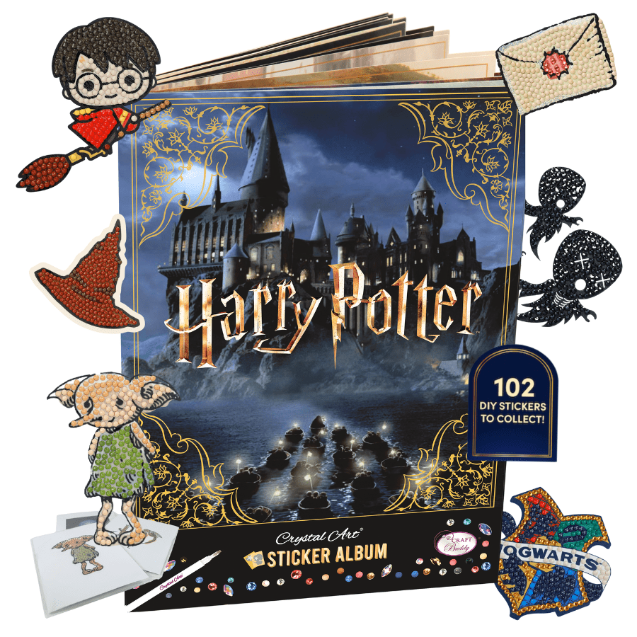 Harry Potter Crystal Art Sticker Album - Starter Pack