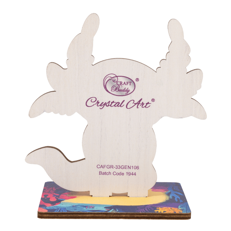 Axolotl Crystal Art Wildlife Buddies