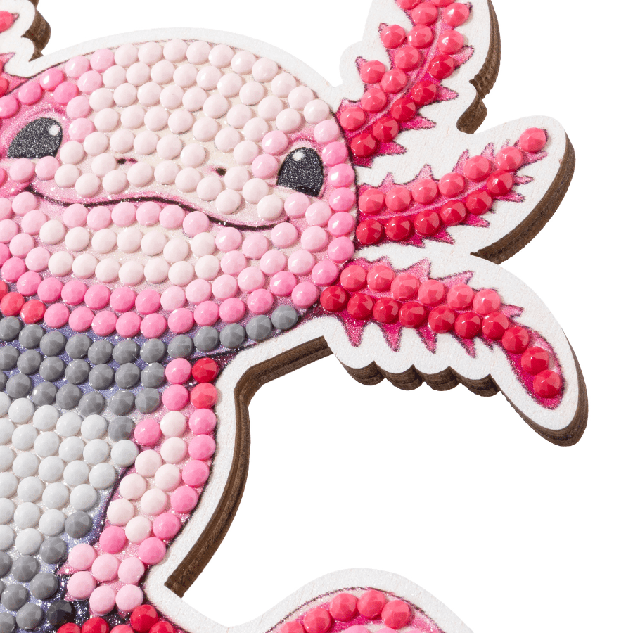 Axolotl Crystal Art Wildlife Buddies