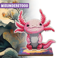 Axolotl Crystal Art Wildlife Buddies