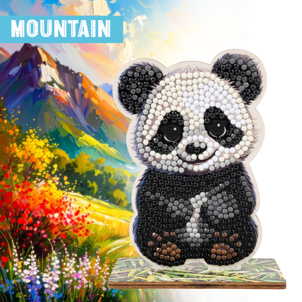 Panda Crystal Art Wildlife Buddies