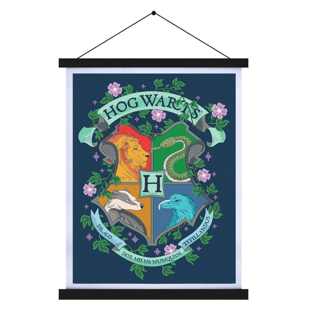 Hogwarts Crest Harry Potter Crystal Art Scroll Kit 40x50cm