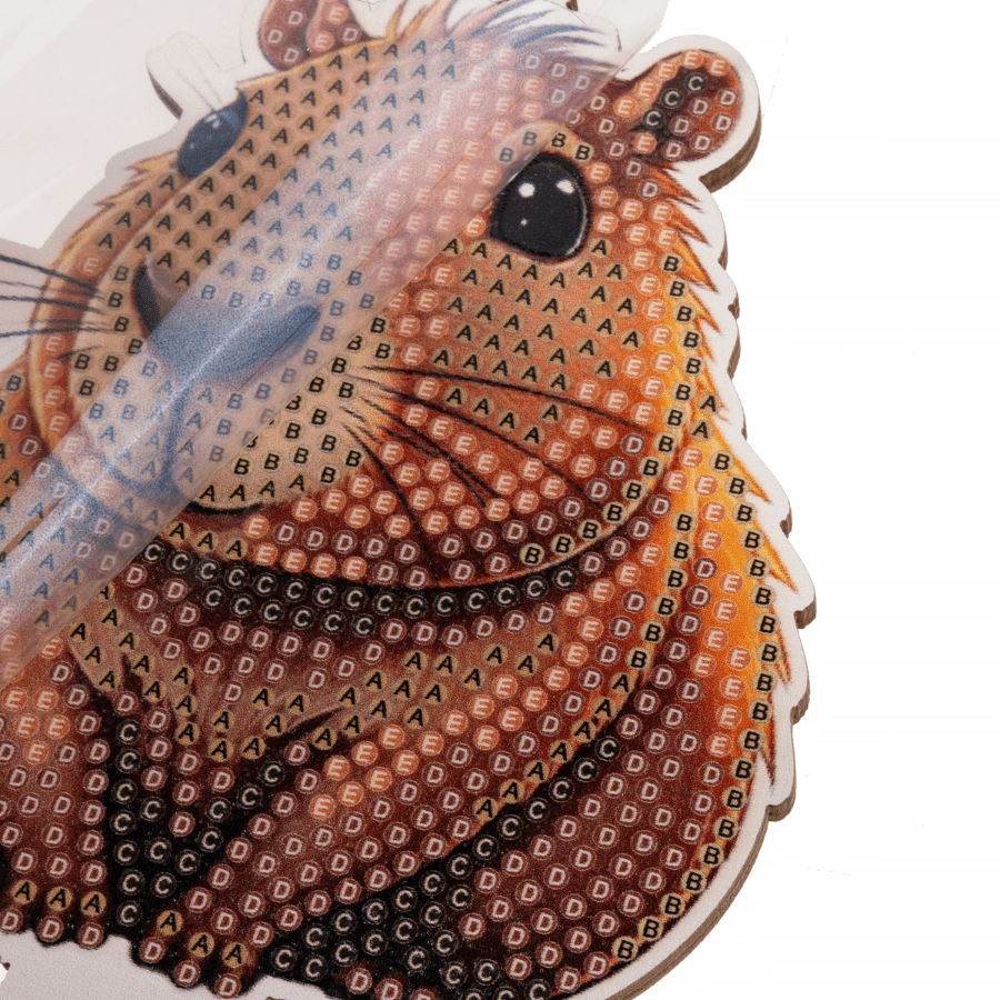 Capybara Crystal Art Wildlife Buddies
