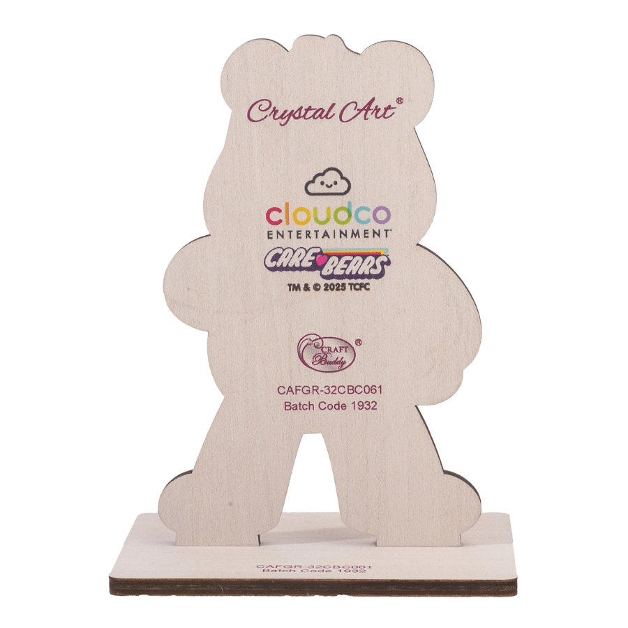 Cheer Bear Crystal Art Buddies Care Bears Series 6