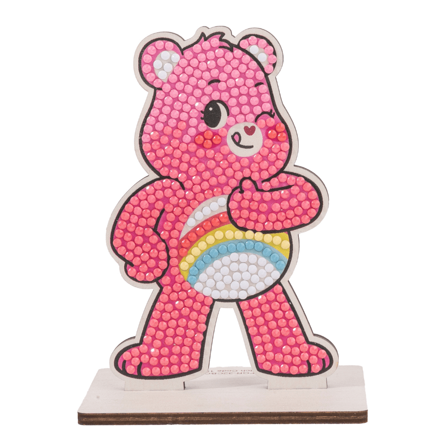 Cheer Bear Crystal Art Buddies Care Bears Series 6