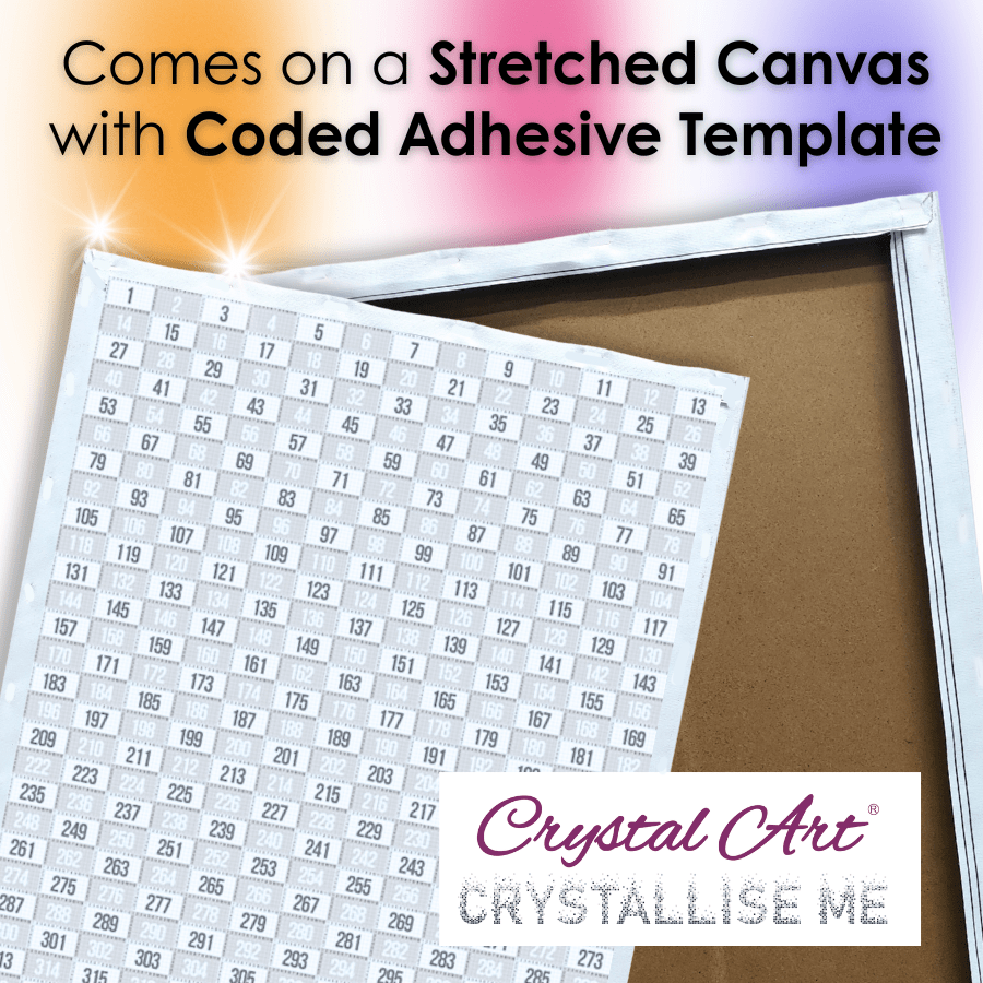 Crystallise Me Crystal Art Canvas Kit 40x50cm