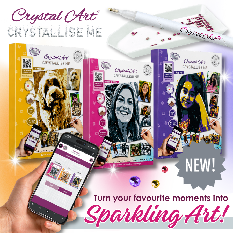Crystallise Me Crystal Art Canvas Kit 40x50cm