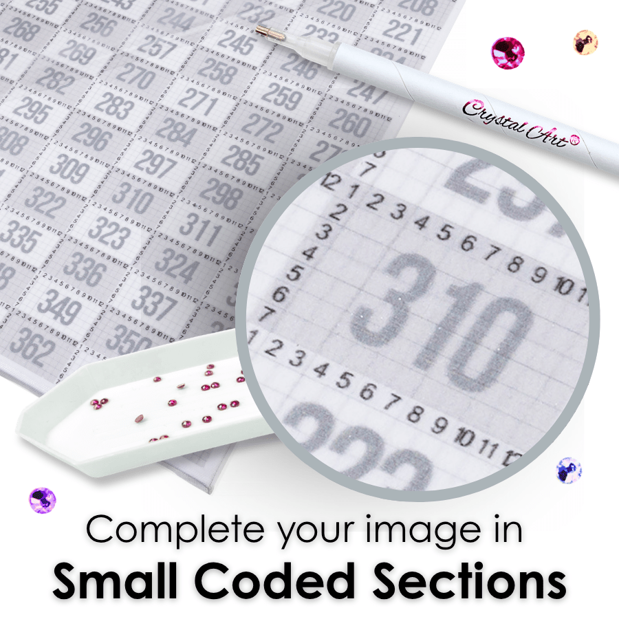 Crystallise Me Crystal Art Canvas Kit 40x50cm