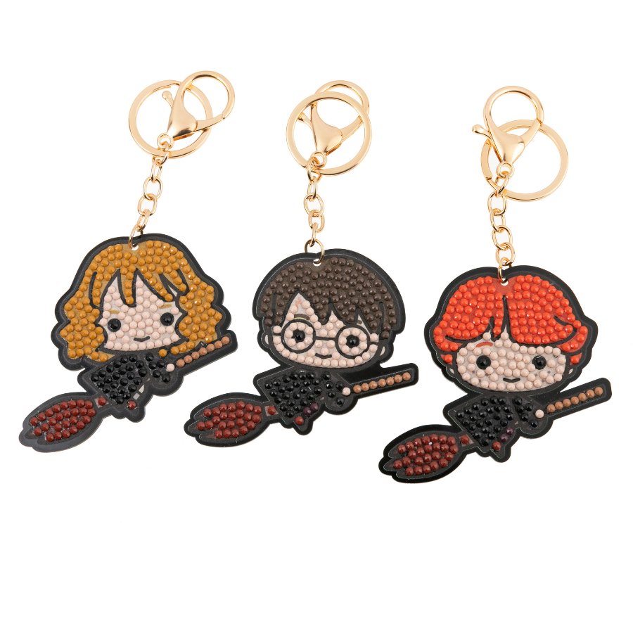 Flying Friends Harry Potter Crystal Art Keyring Kit