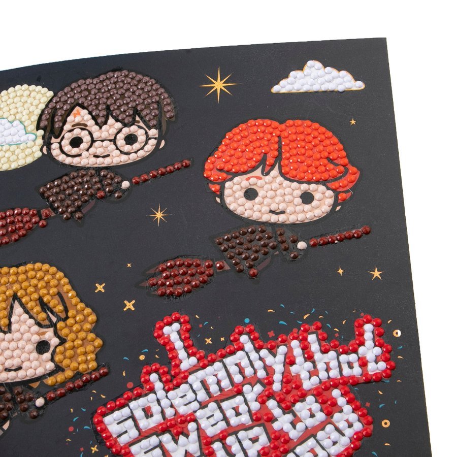 Harry Potter Crystal Art 18x18cm Greeting Card Bundle x8