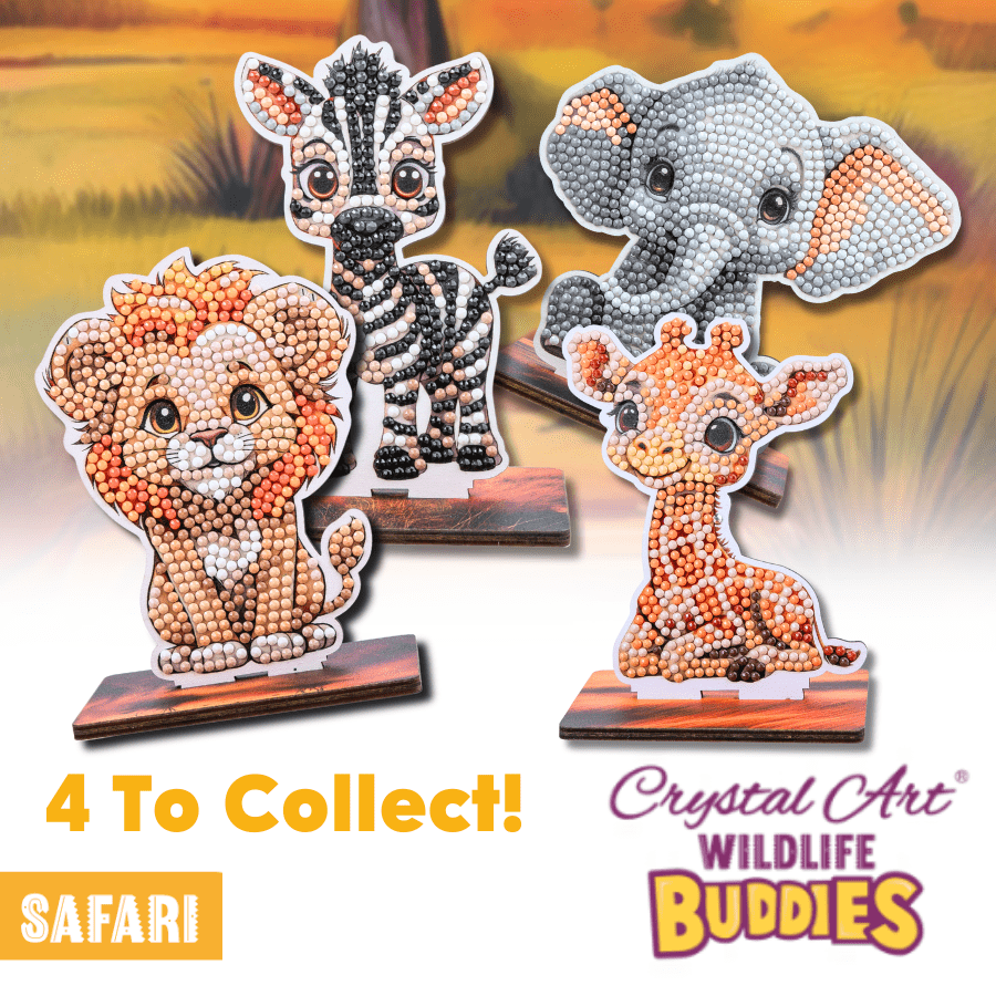 Giraffe Crystal Art Wildlife Buddies