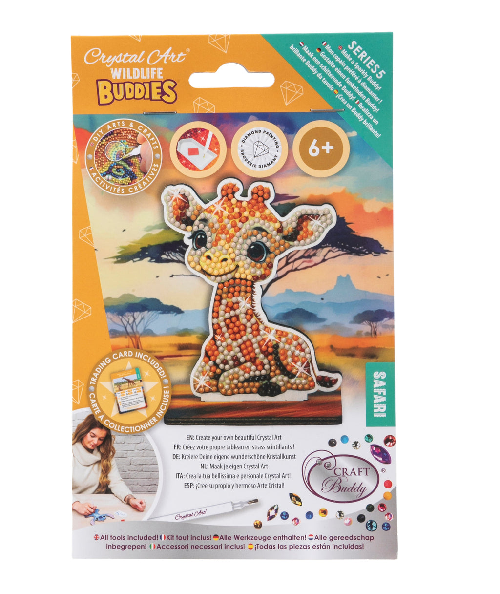Giraffe Crystal Art Wildlife Buddies