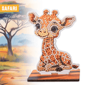 Giraffe Crystal Art Wildlife Buddies