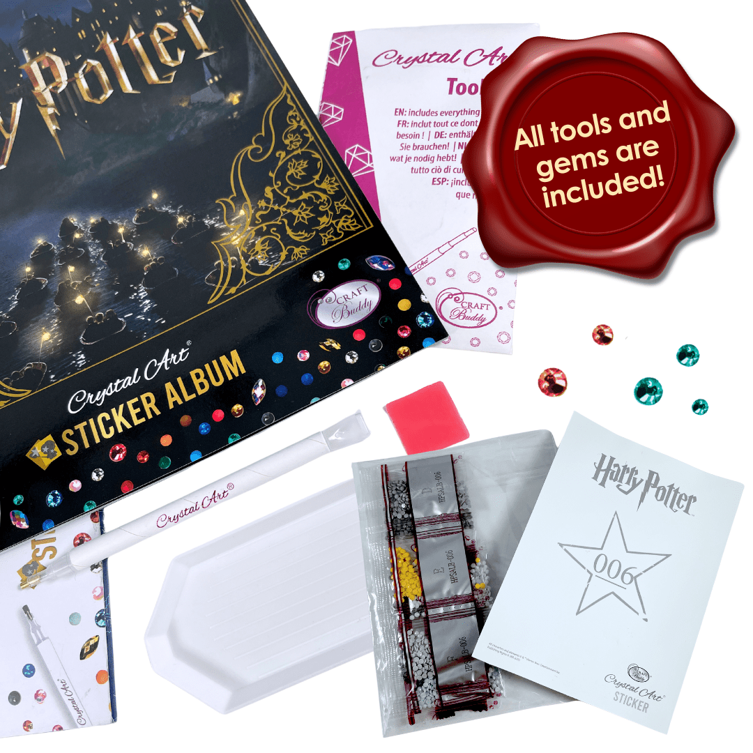 Harry Potter Crystal Art Sticker Album - Starter Pack