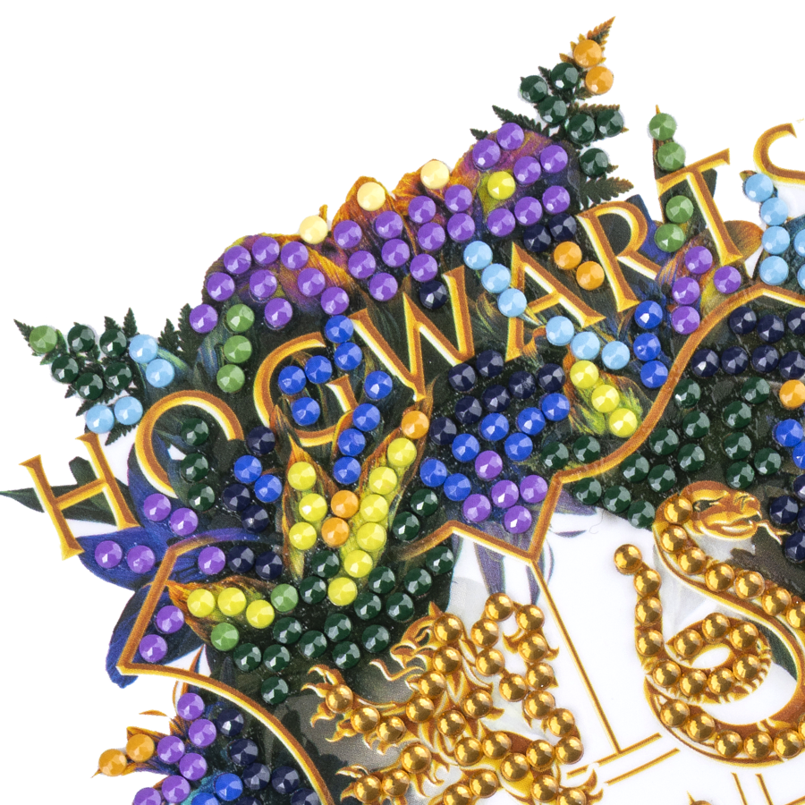 Harry Potter Hogwarts Crest Crystal Art Sticker Special Edition