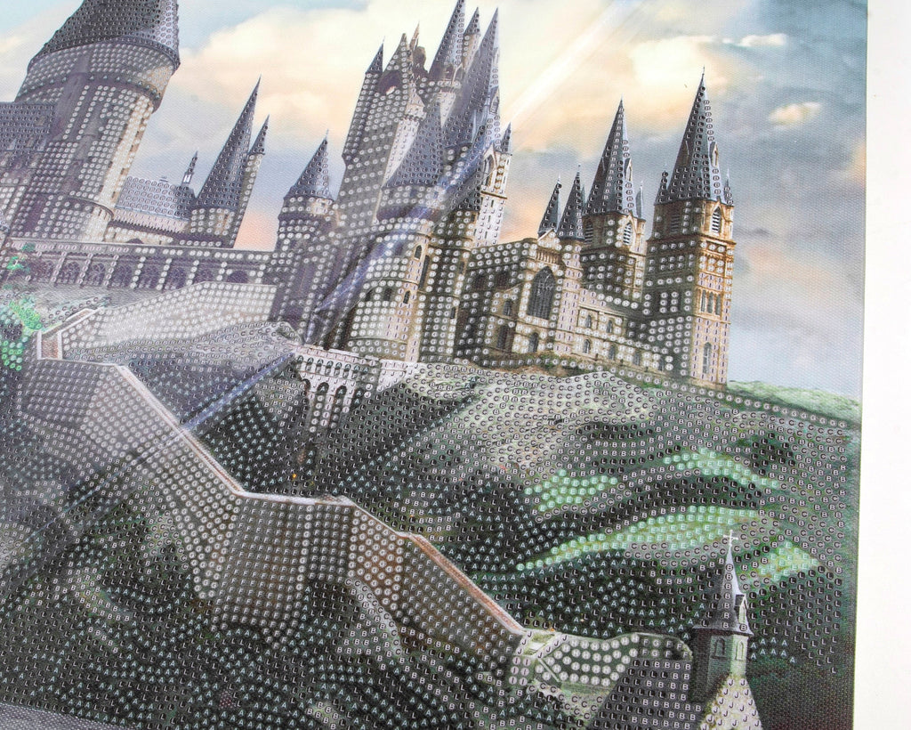 "Hogwarts Castle" Harry Potter Crystal Art Canvas Kit 40x50cm