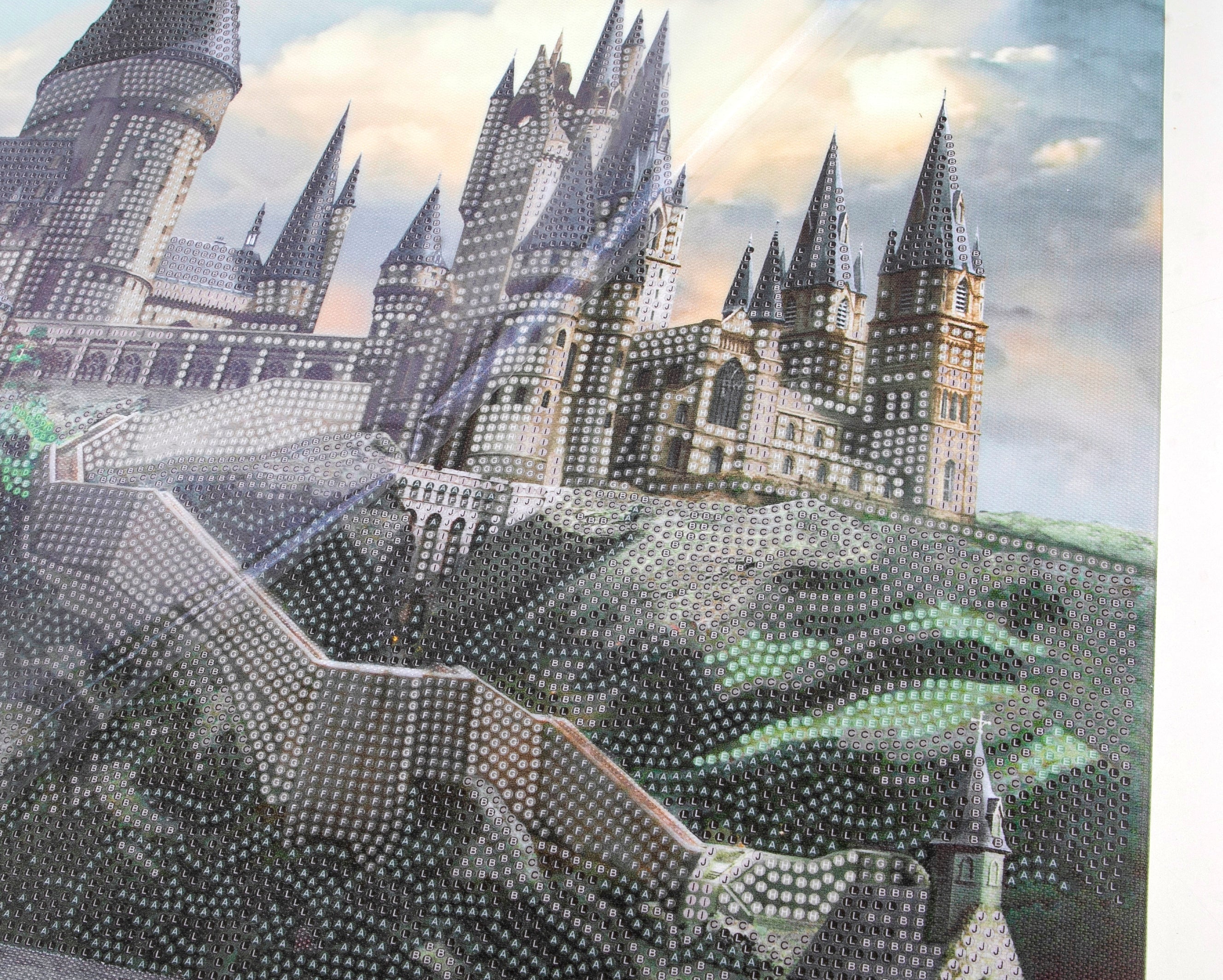 "Hogwarts Castle" Harry Potter Crystal Art Canvas Kit 40x50cm