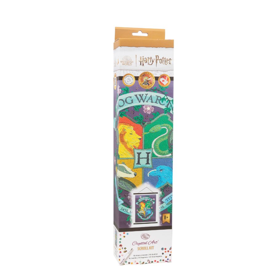 Hogwarts Crest Harry Potter Crystal Art Scroll Kit 40x50cm