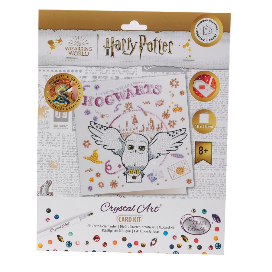 Harry Potter Crystal Art 18x18cm Greeting Card Bundle x8