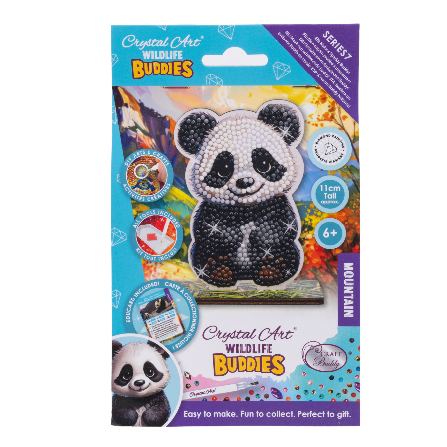 Panda Crystal Art Wildlife Buddies