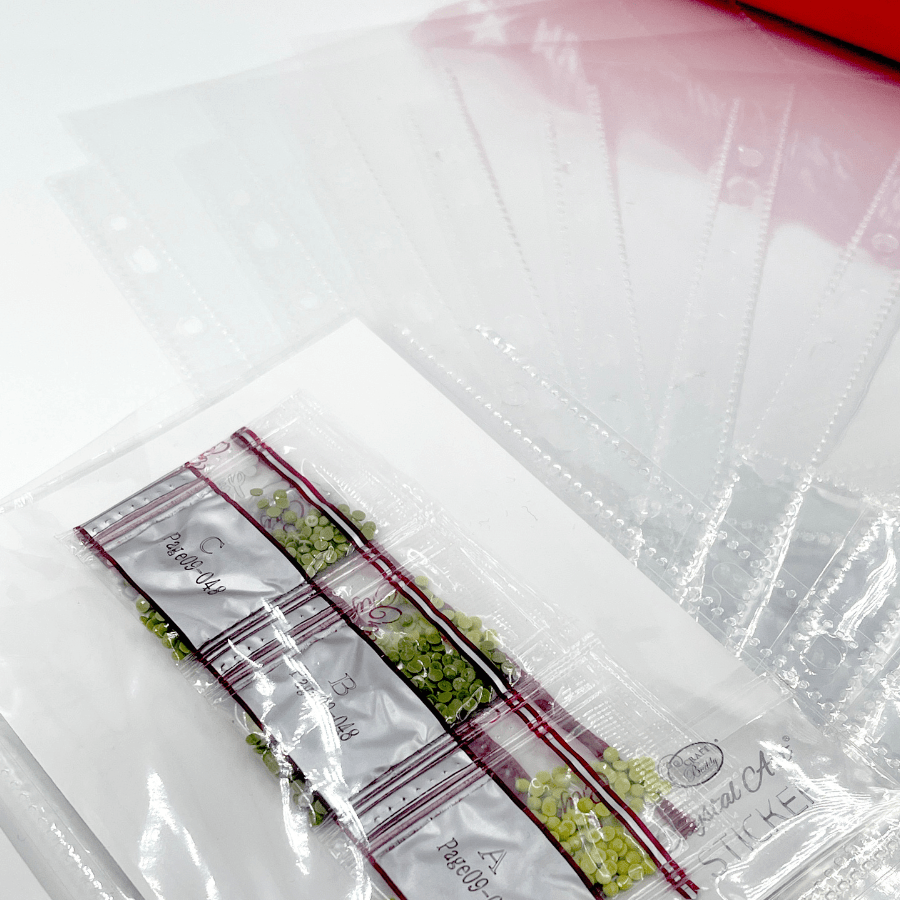Pocket Page Sheets x 10 (for Crystal Art Sticker Binder Collection)