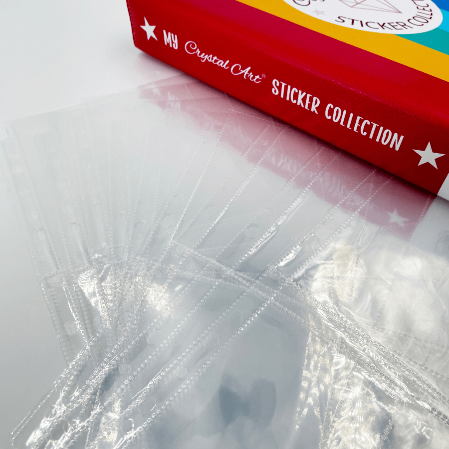 Pocket Page Sheets x 10 (for Crystal Art Sticker Binder Collection)