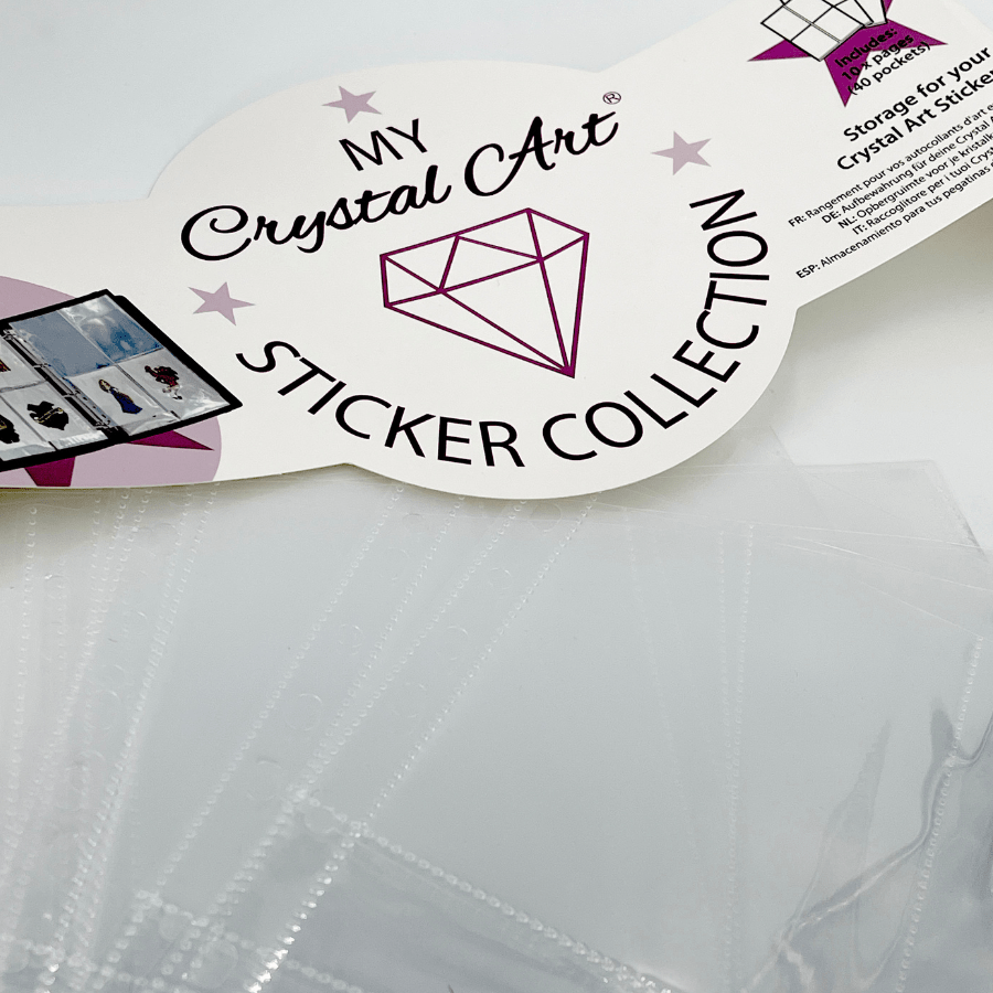 Pocket Page Sheets x 10 (for Crystal Art Sticker Binder Collection)