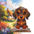Puppy Crystal Art Wildlife Buddies