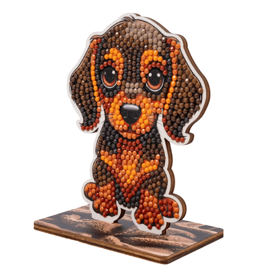 Puppy Crystal Art Wildlife Buddies