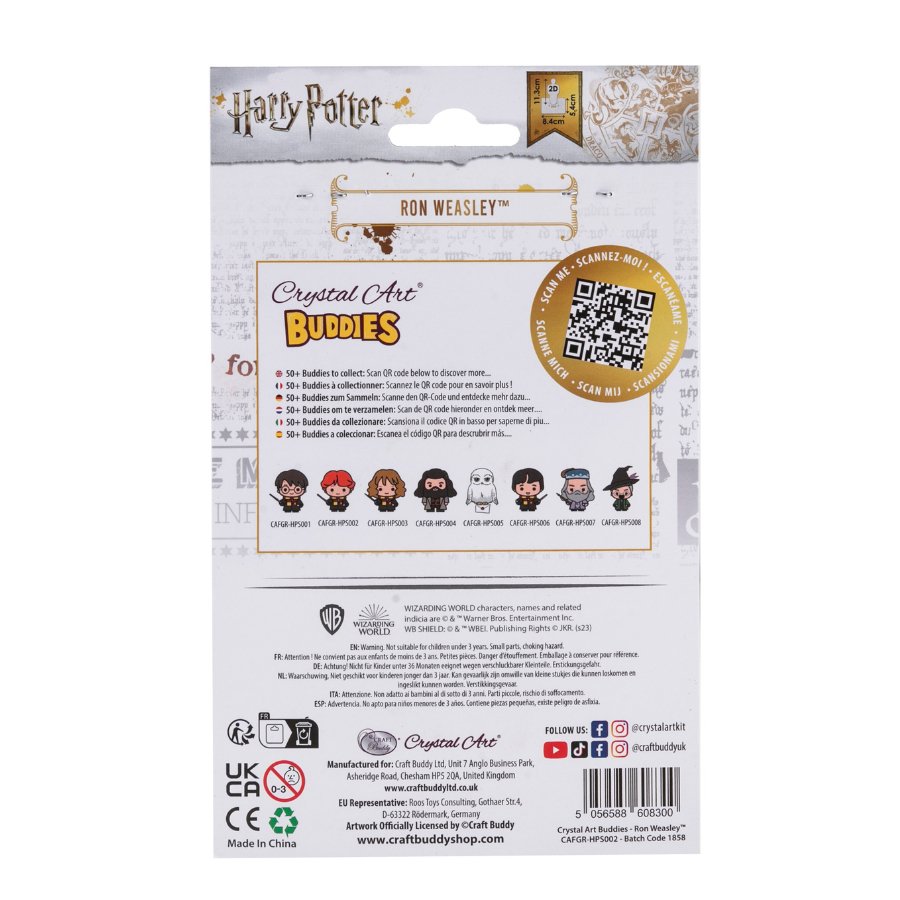 "Ron Weasley" Crystal Art Buddies Harry Potter Series 3