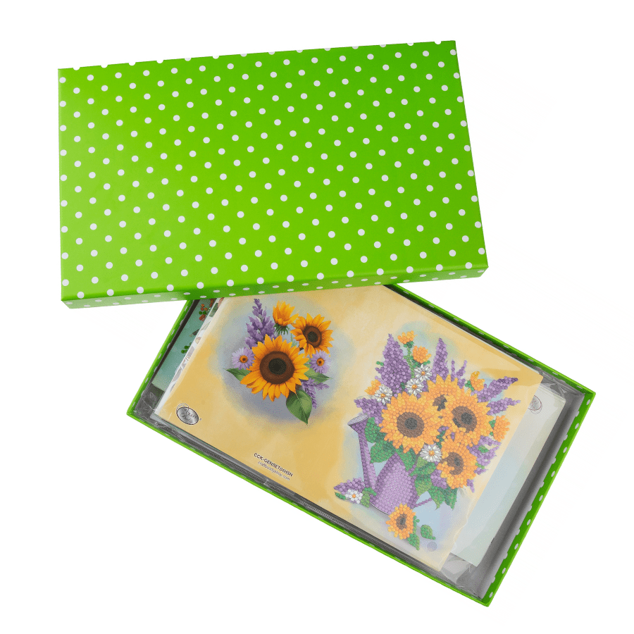 Summer Crystal Art Card Making Kit x 24 Cards