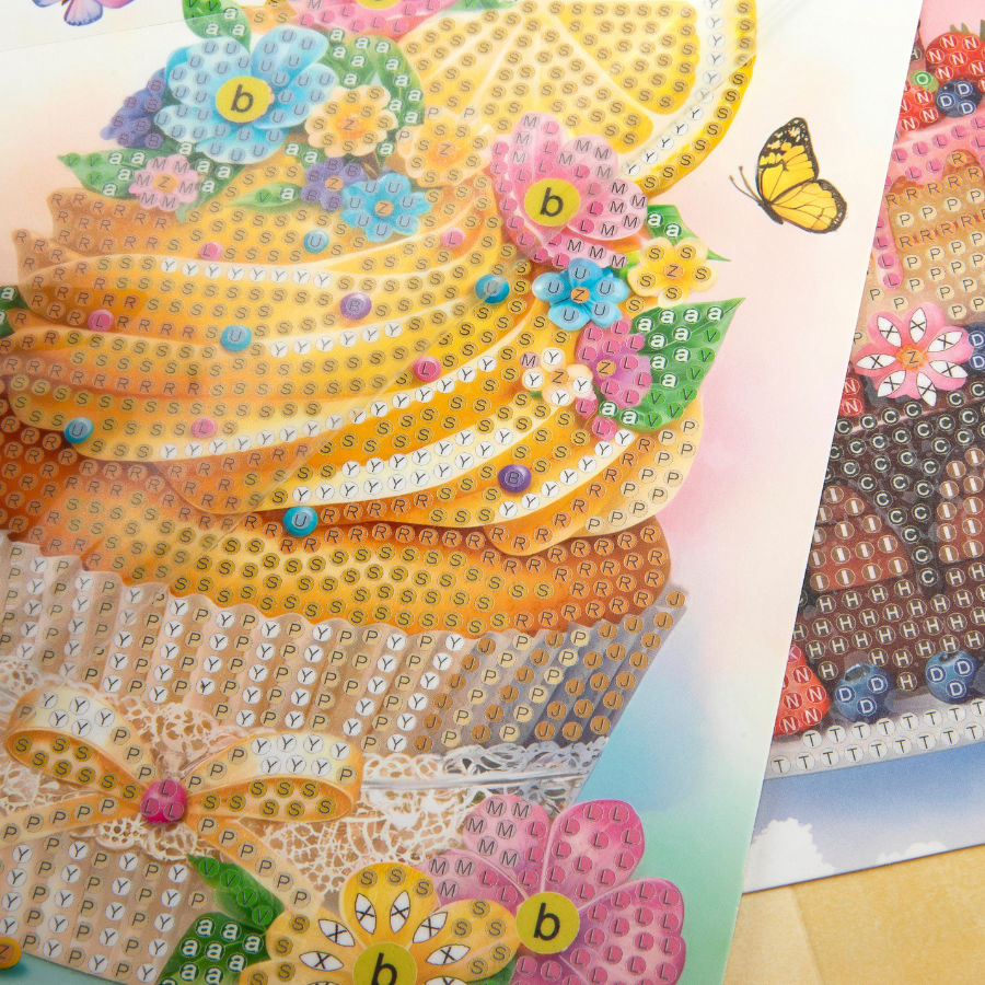 Summer Crystal Art Card Making Kit x 24 Cards