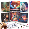 Enchanted Collection Crystal Art Cards Set of 6