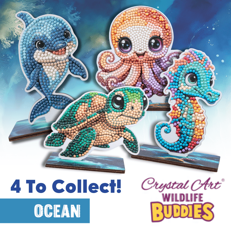 Turtle Crystal Art Wildlife Buddies
