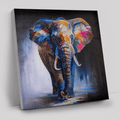 Majestic Elephant Crystal Art Canvas 30x30cm